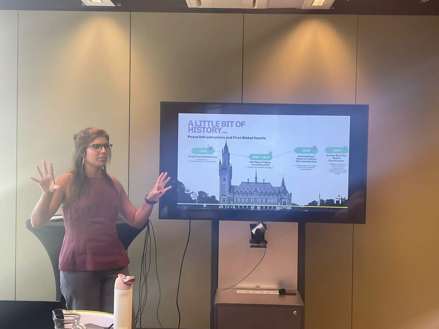 Marcela Neves at The Hague Humanity Hub
